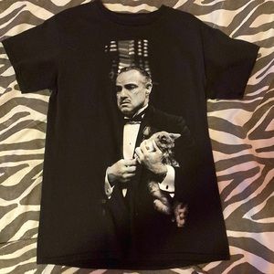 Black godfather T-shirt